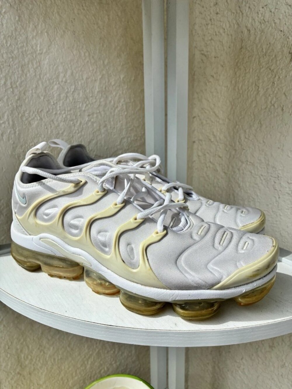 Nike Air Vapormax Plus Triple White Retro 924453-100 Men 12